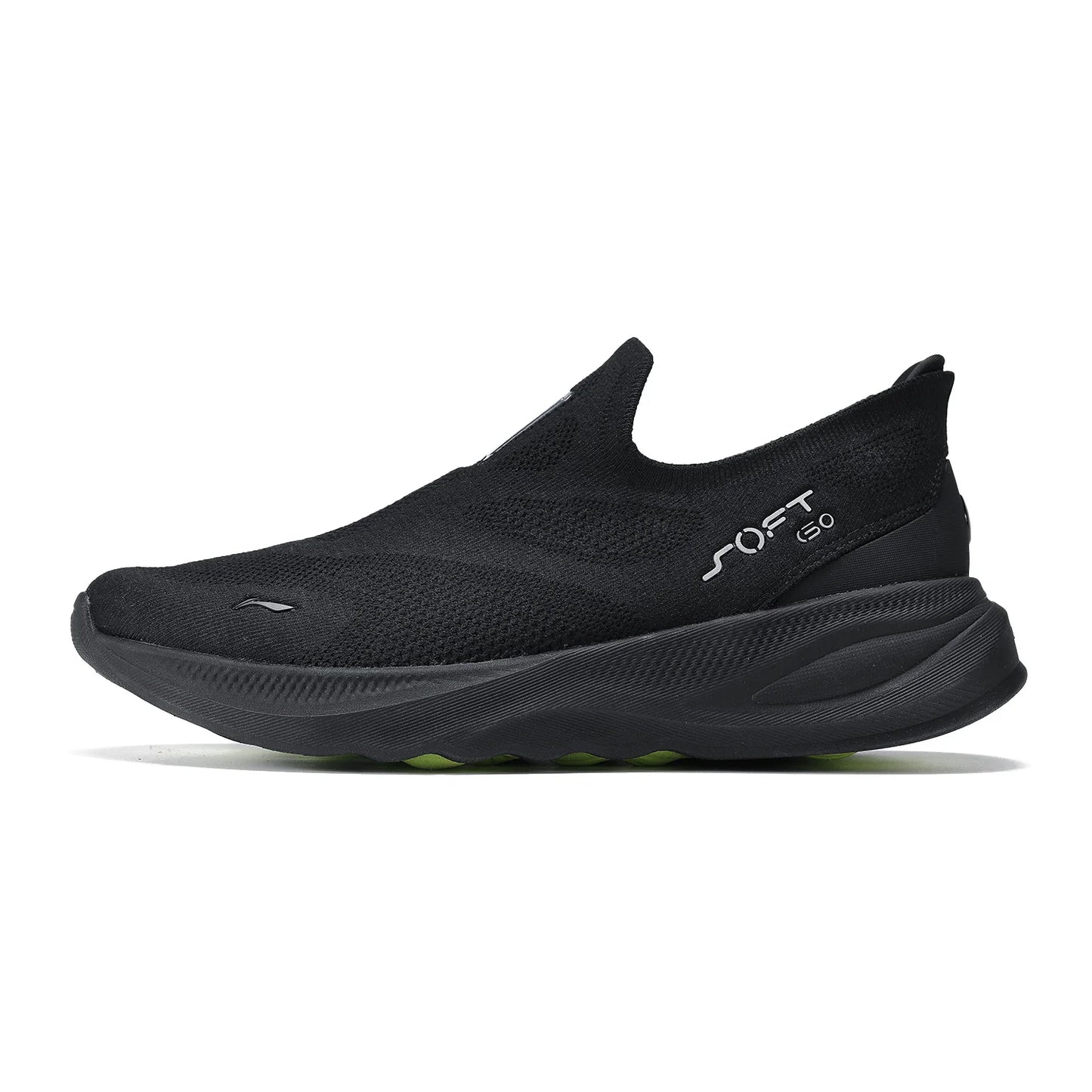 Li-Ning Men's SOFT GO 2 KNIT Slip-on Casual Walking Shoes Cushion Comfy Stable Li-Ning Mesh Jogging Daily Sports Sneakers AGLV017