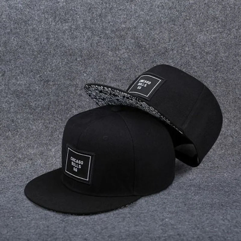 Men's Letter Embroidery Tide All-match Flat Brim Baseball Cap Ladies Summer Hip-hop Hat Outdoor Shade Adjustable Peaked Cap
