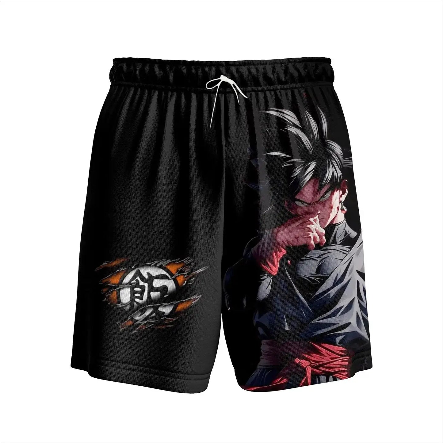 Dragon Ball Logo Printed Quick Drying Shorts for 2026 Summer Casual Shorts, Suitable for Adult and Children Anime Fans