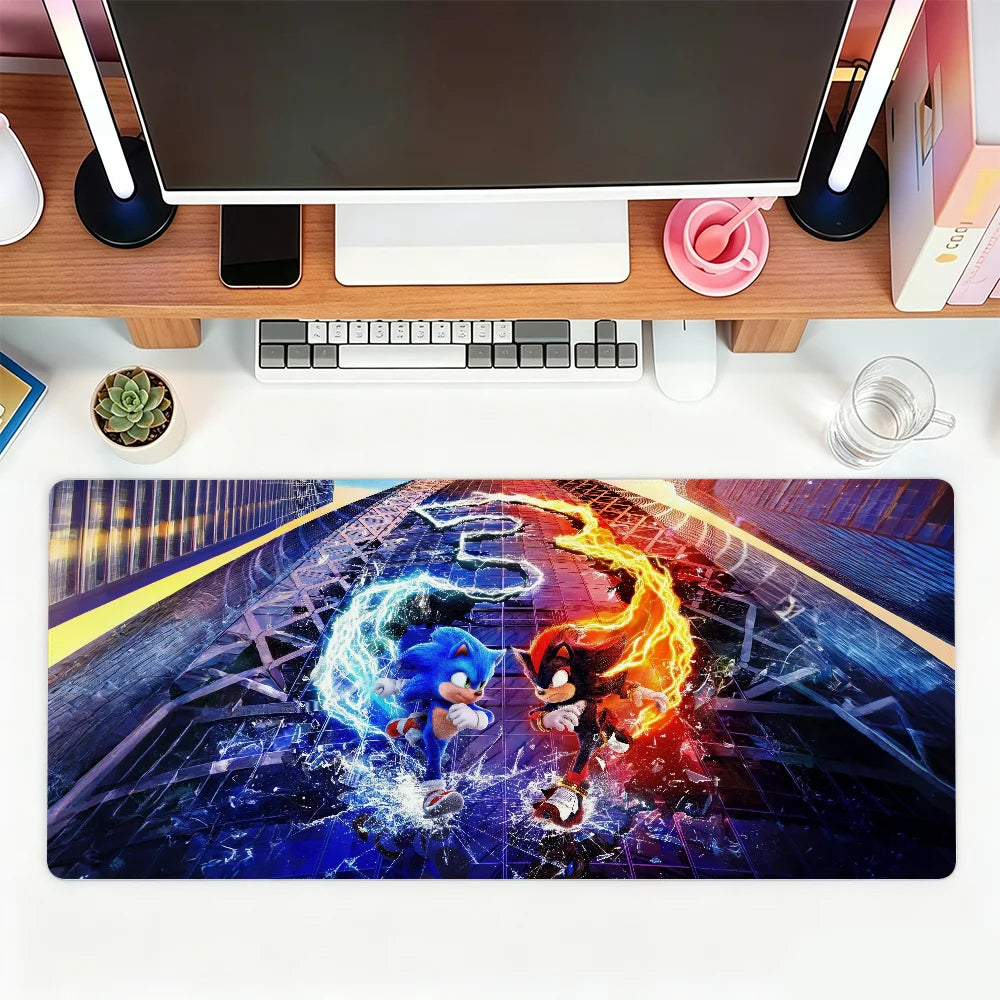 Game S-Sonic The H-Hedgehog Mouse Pad For Office Gaming And Keyboards Non-Slip Large Waterproof