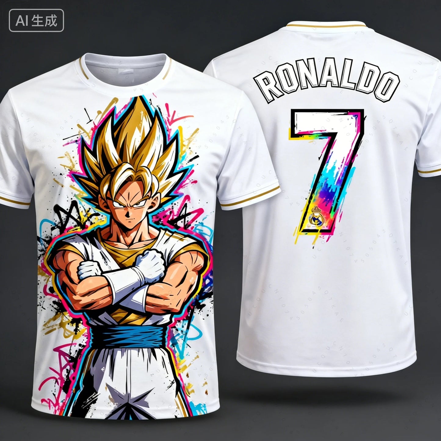 2026 New Arrivals Dragon Ball Z Goku Vegeta Special Edition Football Jersey Ronaldo No.7 Football T-shirt Fan Special Jersey top