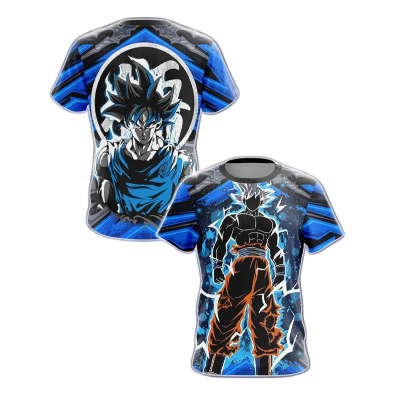 2026 Dragon Ball Z Men's T Shirt Vegeta Streetwear Trend Y2K Harajuku Summer Vegeta T-shirt Anime Saiyan Short Sleeved Goku Tops