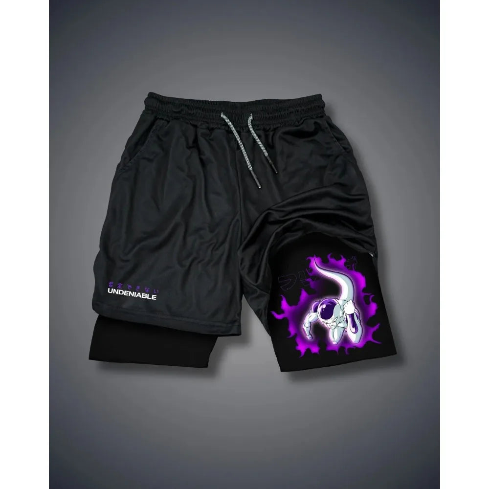 Male and Female Dragon Ball Vegeta 2026 New Summer Hot Harajuku Anime Print Loose Sports Quick Drying Double-layer Shorts