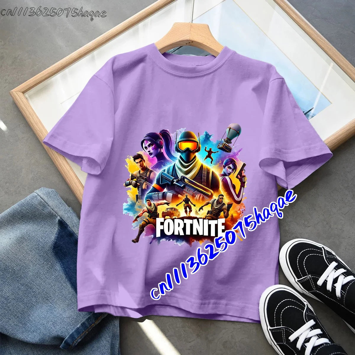 Fortnites Children T-shirts Game Cartoon Printed Figures Fortress Night Tees Game Short Sleeves Tops Summer Boys Girls Clothes