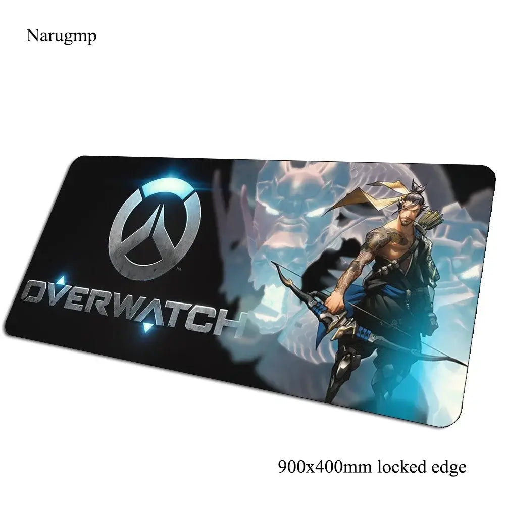 Overwatch podloga za miš, rođendanski računalni podložak 900x400x3mm, velika gaming podloga za miš, poklon, podloga za miš i tipkovnicu za PC gamere