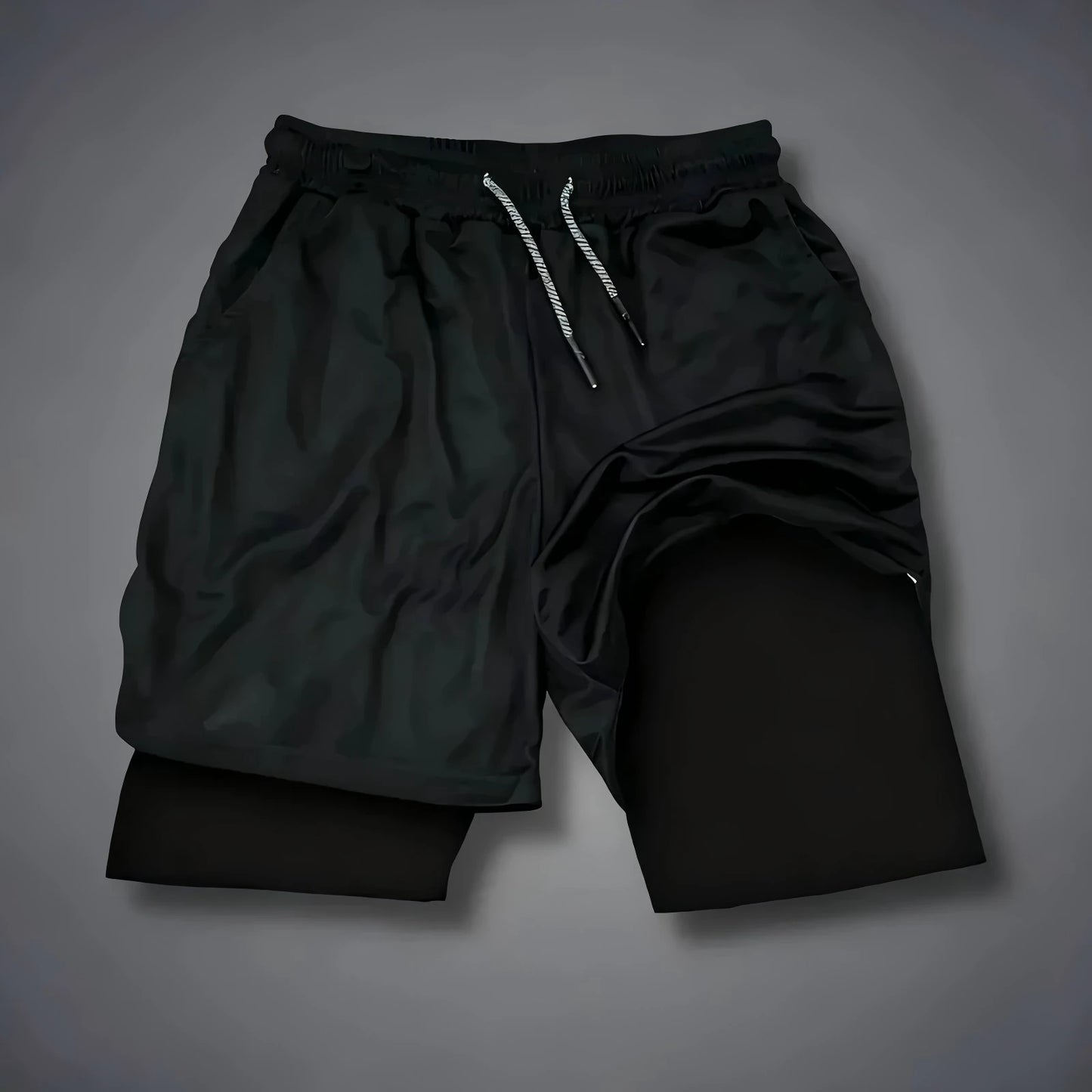 2026 Dragon Ball Summer Broly Men's Bot Fitness Double-Layer Replica Two-Piece Loose-Fit Training Running Shorts Casual Pants
