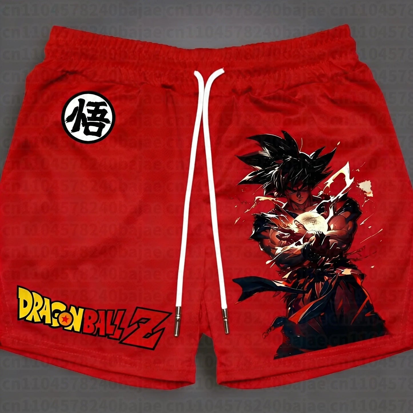 2026 Adult Boys Loose Short Hot Summer Mens Male Beach Pants Top Short Gift Sweatpants Goku Dragon Ball Z Gym Casual Shorts Hot