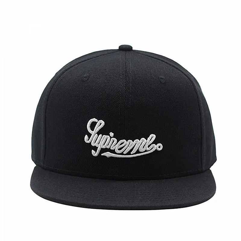 Embroidered Full Closed Fitted Cap Hat New York Size Trucker Bboy Men Bill Hip Hop Plain Baseball Snapback Flat Visor Brim Era