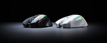 Redragon M612 PRO RGB BT 2.4G Gaming Gamer Mouse, 8000 DPI Wireless Optical 9 Programmable Buttons 7 Backlit Modes, B