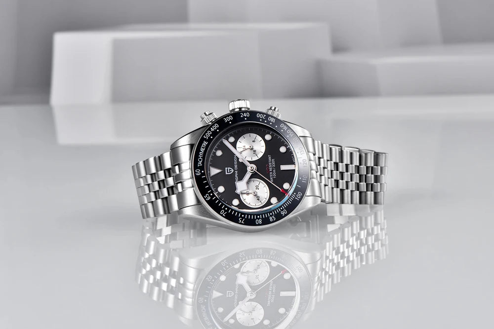2026 New PAGANI Panda DESIGN Mens Watch Luxury Quartz Speed Sports Chronograph Watch Men AR Sapphire Luminous water lock