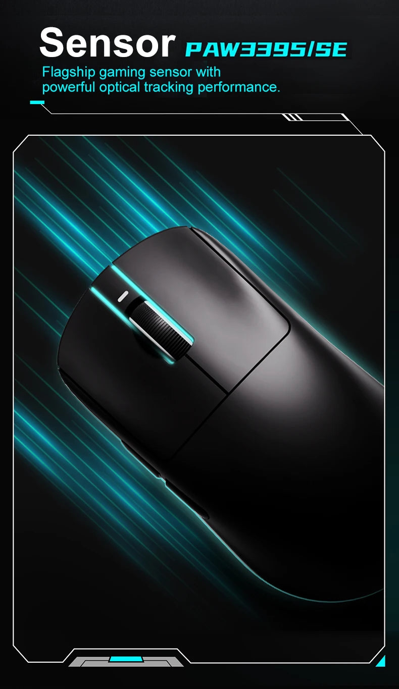 ATK VXE Dragonfly R1 Pro MAX Wireless Gaming Mouse, PAW3395 Wireless Gaming Mouse, Ultra-Lightweight Rechargeable Esports FPS Mouse with 26,000 DPI