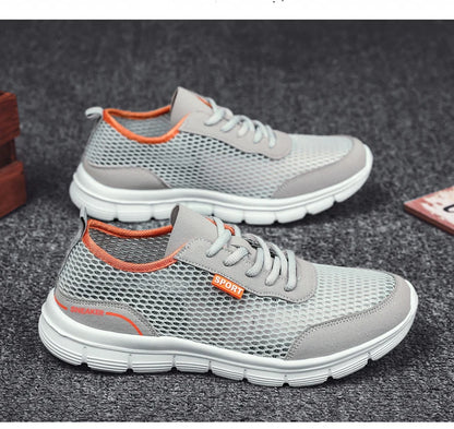 Sapatos aquáticos para homem, respiráveis, para exterior e praia, leves, de secagem rápida, para travessias na água, desporto, campismo e sneakers aquáticos