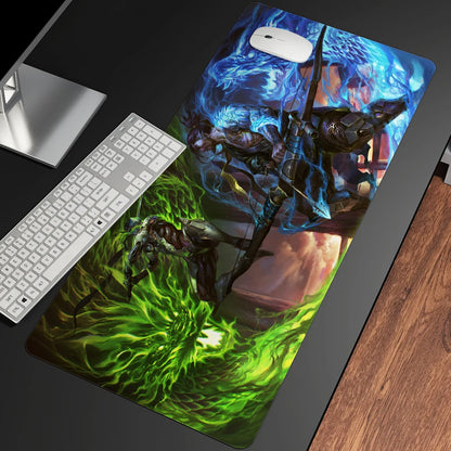 XXL Gaming Anime Mouse Pad Large Mouse Mat Girl Keyboard Computer PC  Edge Desk Mat For Overwatch/cs Go Gamer Mousepad