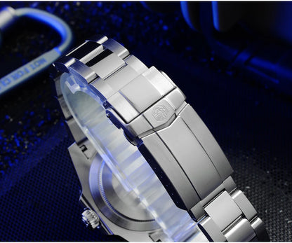 San Martin Luxury GMT Hangzhou 6460 Men's Automatic Mechanical Watch Business Sports Waterproof 200m Sapphire Full Luminous SN0016