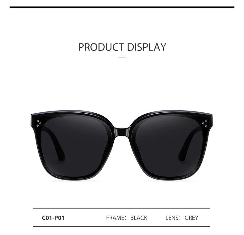 GM Korea Brand Design GENTLE Sluneční brýle pro ženy a muže z acetátu, špičková kvalita, oblíbené sluneční brýle s originálním pouzdrem S6305
