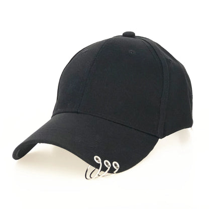 Casquette de baseball ajustable avec anneau, pour les sports de plein air et la protection solaire, pour femmes et hommes, casquette snapback tendance