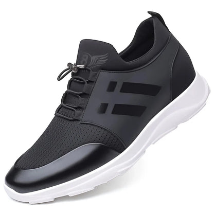 Oein 2022 Men's Sneakers Quality 6CM Increasing British Shoes New Breathable Summer Casual Sneakers Big Size Office Shoes Men
