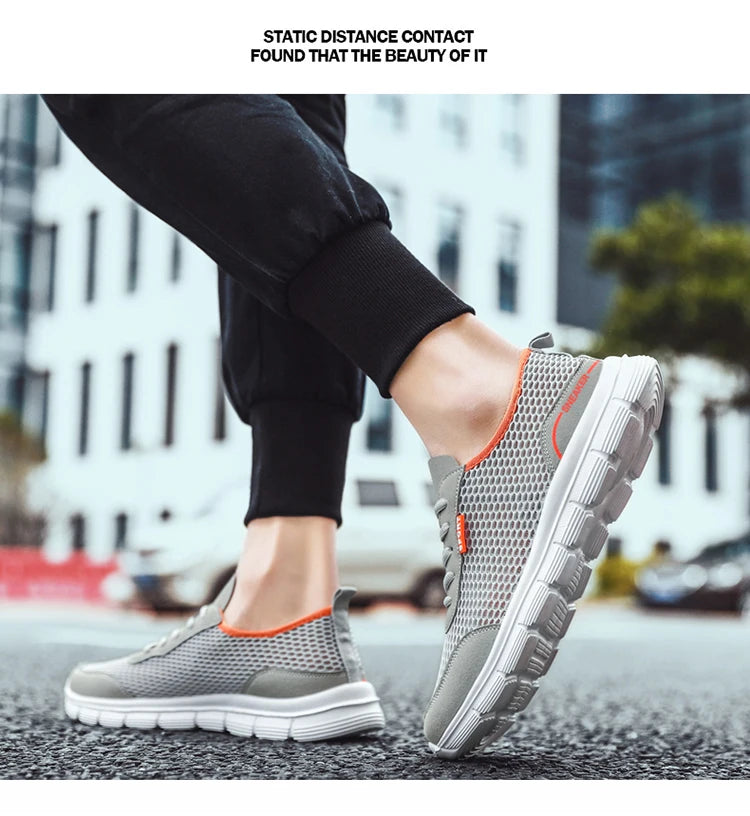 Sapatos aquáticos para homem, respiráveis, para exterior e praia, leves, de secagem rápida, para travessias na água, desporto, campismo e sneakers aquáticos