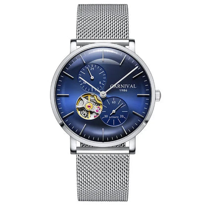 Carnival mechanisch herenhorloge – Luxe automatisch polshorloge met saffierglas