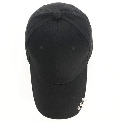 Casquette de baseball ajustable avec anneau, pour les sports de plein air et la protection solaire, pour femmes et hommes, casquette snapback tendance
