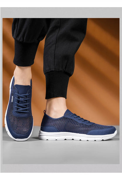 Sapatos aquáticos para homem, respiráveis, para exterior e praia, leves, de secagem rápida, para travessias na água, desporto, campismo e sneakers aquáticos