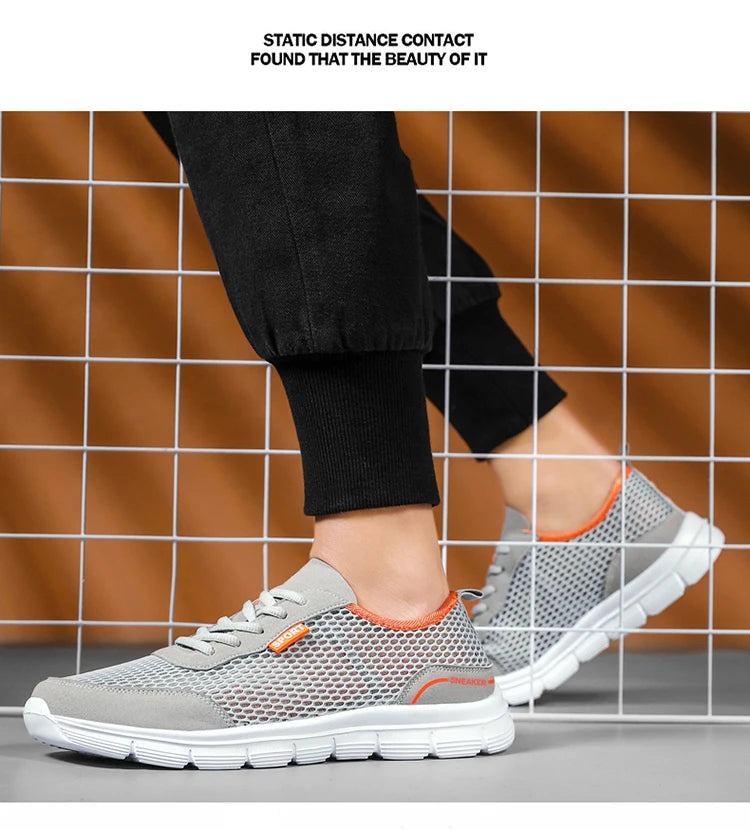 Sapatos aquáticos para homem, respiráveis, para exterior e praia, leves, de secagem rápida, para travessias na água, desporto, campismo e sneakers aquáticos