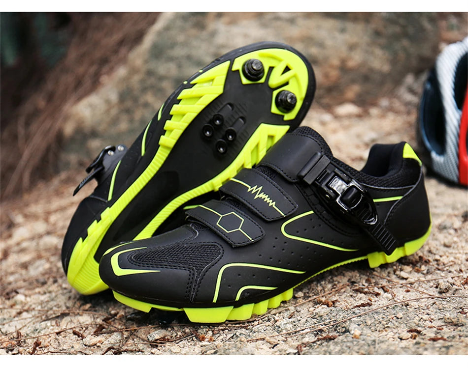 Professional Self-Locking Cycling Shoes Outdoor MTB Pedal Bicycle Shoes Non-Slip Sneakers Racing Road Speed Bike SPD Cleat Shoes