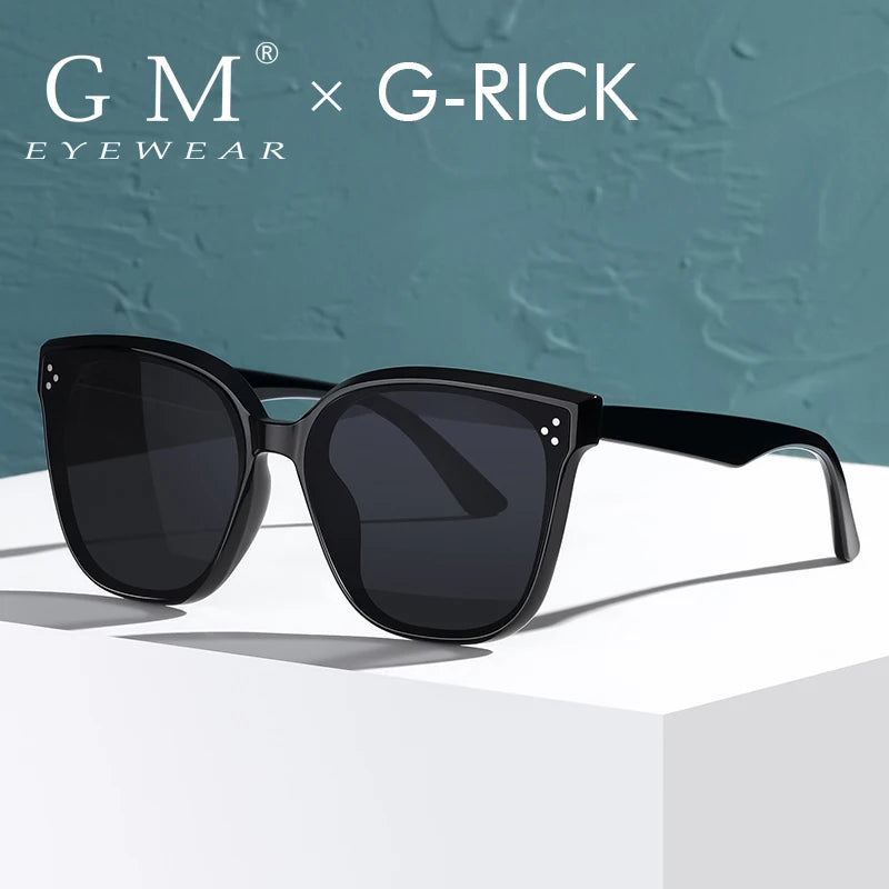GM Korea Brand Design GENTLE Sluneční brýle pro ženy a muže z acetátu, špičková kvalita, oblíbené sluneční brýle s originálním pouzdrem S6305