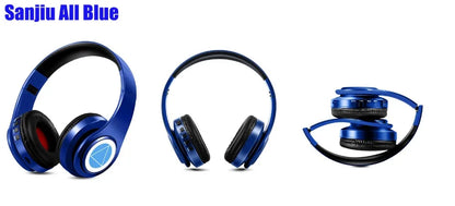 Auriculares anime over-ear Miku Nakano Sanjiu Bluetooth 5.0 – Headset gaming estéreo inalámbrico con graves profundos, micrófono y compatibilidad con tarjeta TF