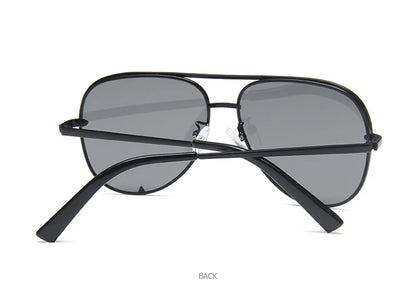 Classic Metal Aviation Sunglasses Women Fashion Alloy Pilot Sun Glasses Men Gradient Black Driving Shades Ladies UV400