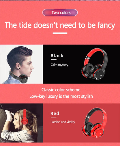 Lenovo HD200 kabellose Bluetooth-Over-Ear-Kopfhörer – geräuschunterdrückendes HiFi-Stereo-Gaming-Headset mit Mikrofon