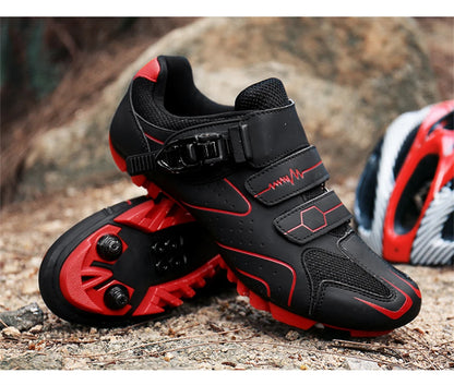 Professional Self-Locking Cycling Shoes Outdoor MTB Pedal Bicycle Shoes Non-Slip Sneakers Racing Road Speed Bike SPD Cleat Shoes