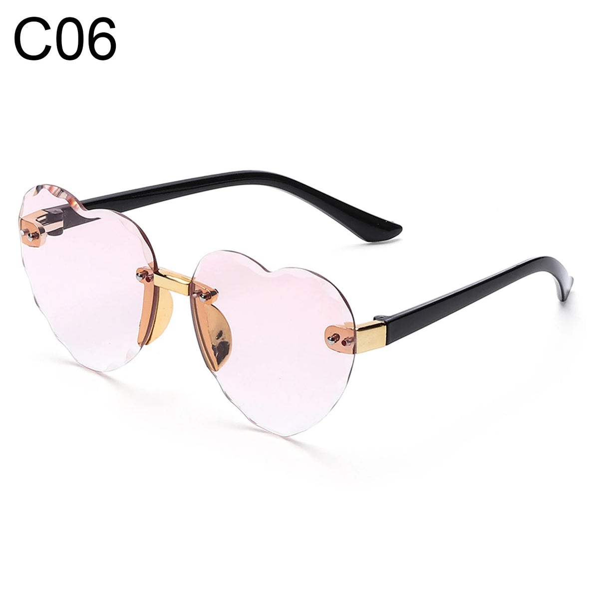 Ocean Lenses Eyewear Party/Photography Kids Sunglasses Heart-shaped Sun Glasses UV 400 Protection Children Sunglasses