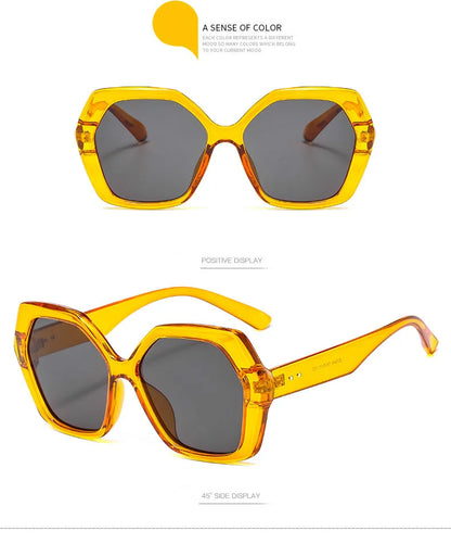 ZENOTTIC Butterfly Sunglasses Women Fashion Design Big Eyewear Shades for Ladies Uv400 Travel Oversize Sun Glasses
