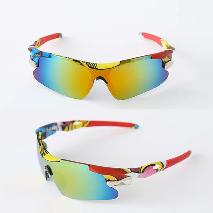 2026 UV400 Outdoor Sport Cycling Sunglasses Windproof Mountain Bike Bicycle Glasses for Men And Women Hiking Running