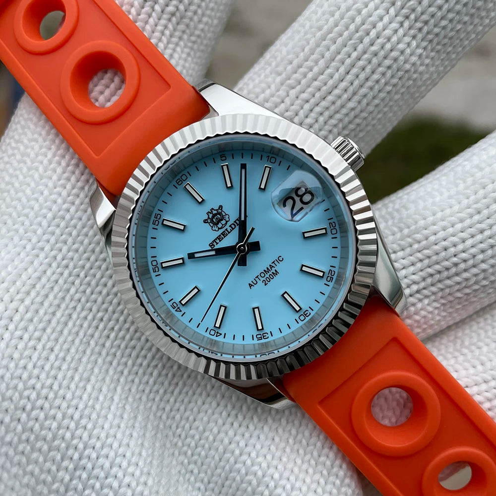 Steeldive SD1933 New Arrival 39MM Stainless Steel Case Sapphire Glass NH35 Automatic Dive Watch with Date
