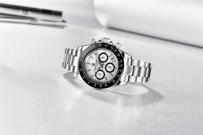 2026 New PAGANI DESIGN Chronograph Luxury Quartz Wrist Watch Automatic Date 100M Waterproof JAPAN VK63 Movement