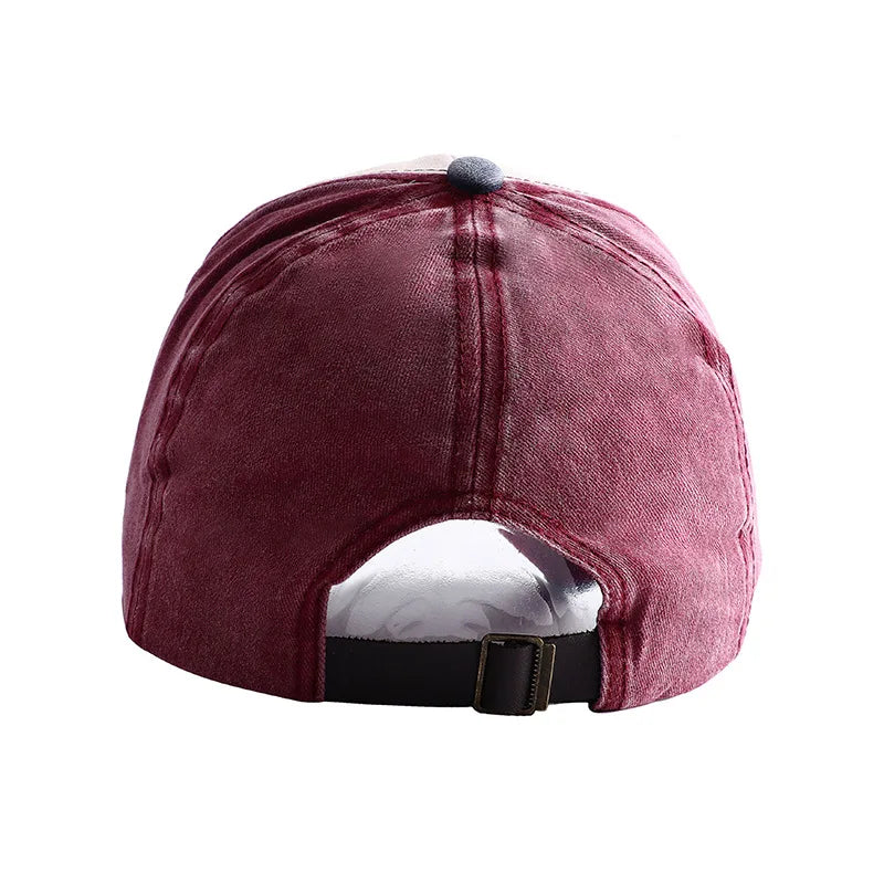 2026 New High Quality Vintage Letter Print Baseball Cap Men Women Snapback Adjustable Outdoor Hip Hop Denim Dad Hats Bone