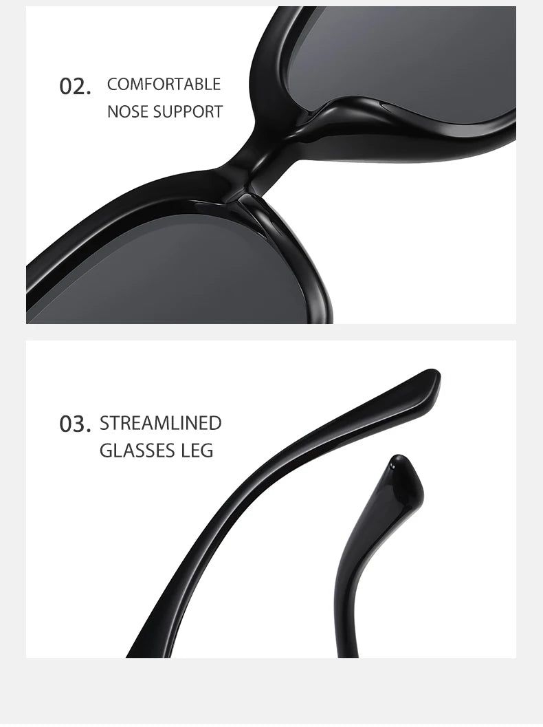 GM Korea Brand Design GENTLE Sluneční brýle pro ženy a muže z acetátu, špičková kvalita, oblíbené sluneční brýle s originálním pouzdrem S6305