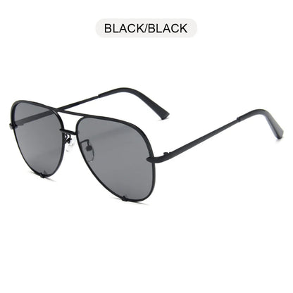 Classic Metal Aviation Sunglasses Women Fashion Alloy Pilot Sun Glasses Men Gradient Black Driving Shades Ladies UV400