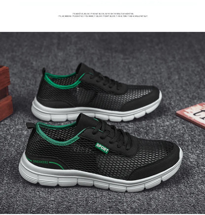 Sapatos aquáticos para homem, respiráveis, para exterior e praia, leves, de secagem rápida, para travessias na água, desporto, campismo e sneakers aquáticos