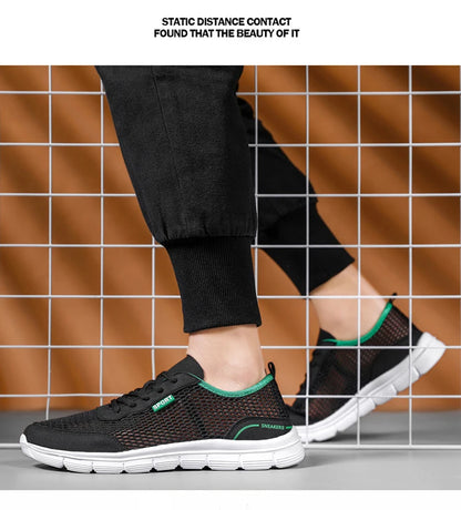 Sapatos aquáticos para homem, respiráveis, para exterior e praia, leves, de secagem rápida, para travessias na água, desporto, campismo e sneakers aquáticos