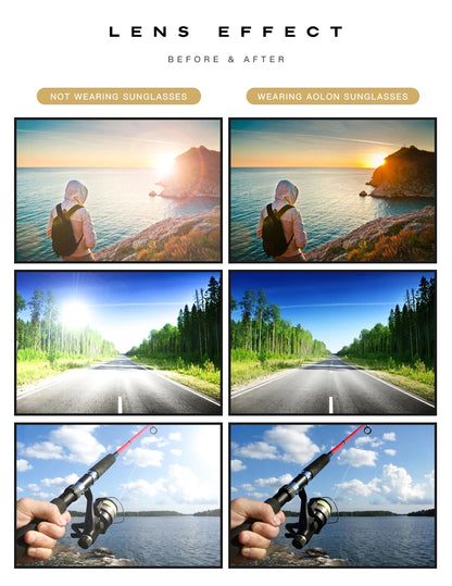 Značka Rivet Square Fotochromatické sluneční brýle Pánské Polarizované Dámské Sluneční brýle na řízení Denní a noční vidění Protisluneční brýle pro muže