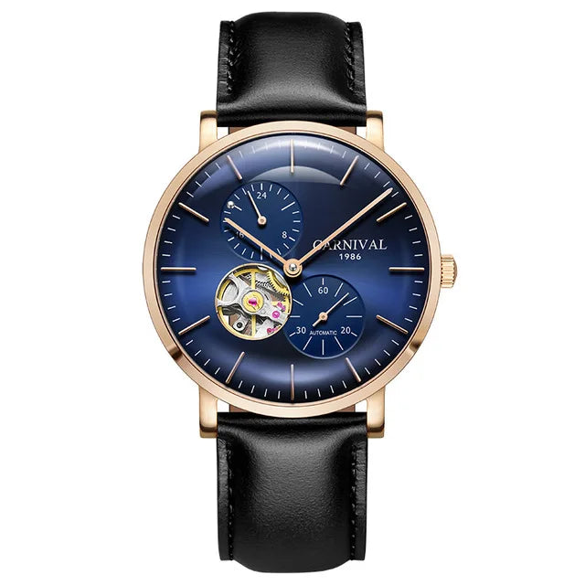 Carnival mechanisch herenhorloge – Luxe automatisch polshorloge met saffierglas
