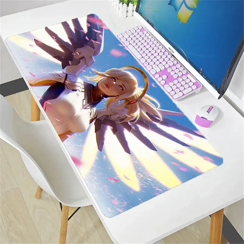Overwatch Mouse Pad Large DIY Kawaii XXL PC Computer Desk Mat Gamer Office Carpet Keyboard Table Gaming Accessories Mousepad