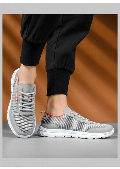 Sapatos aquáticos para homem, respiráveis, para exterior e praia, leves, de secagem rápida, para travessias na água, desporto, campismo e sneakers aquáticos