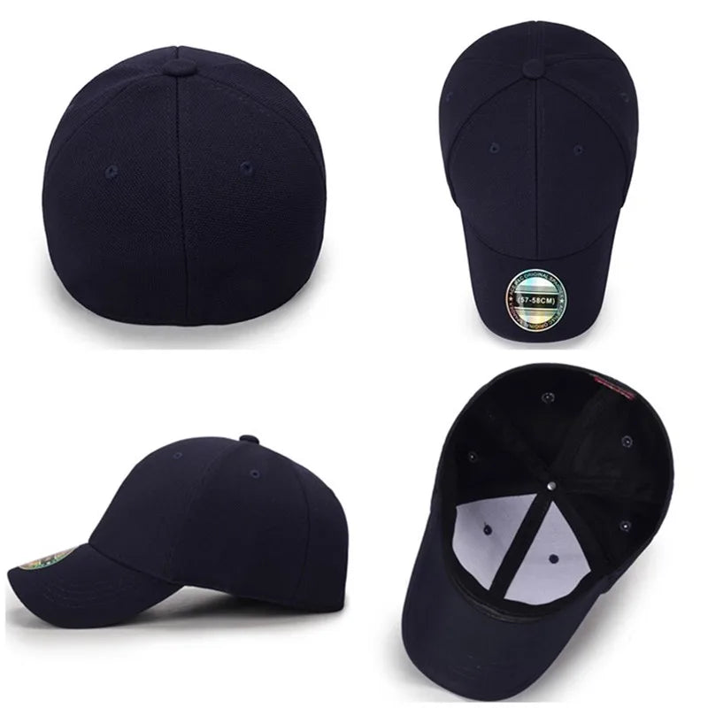 COKK Czapka baseballowa dla mężczyzn Czapki typu snapback Czapki dopasowane dla mężczyzn Czapki z zamkniętym daszkiem dla kobiet Gorras Bone Męska czapka typu trucker Casquette Outdoor Czarna