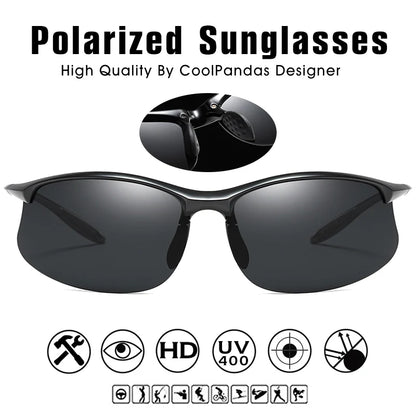 2024 Top Ultralight TR90 Polarized Sunglasses Anti-UV Driving Men Shades Male Military Sun Glasses Eyewear Goggles Gafas De Sol