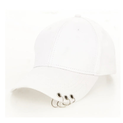 Casquette de baseball ajustable avec anneau, pour les sports de plein air et la protection solaire, pour femmes et hommes, casquette snapback tendance
