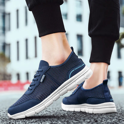 Sapatos aquáticos para homem, respiráveis, para exterior e praia, leves, de secagem rápida, para travessias na água, desporto, campismo e sneakers aquáticos